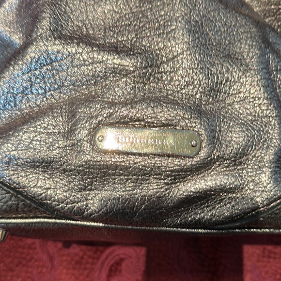 Large Pewter/metallic Burberry handbag - Picture 3 of 16